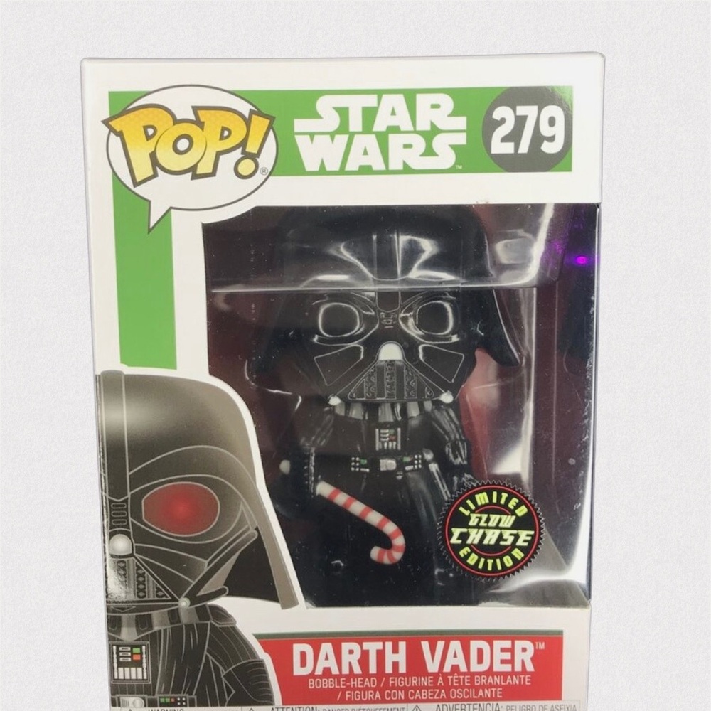 Funko Pop! Star Wars #279 Darth Vader Holiday Candy Cane CHASE